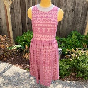 Sundance Mauve Lace 'In a Heartbeat' Dress